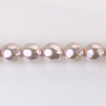 Czech Glass Pearl Bead - Round Faceted Golf 8MM LAVENDER 70427