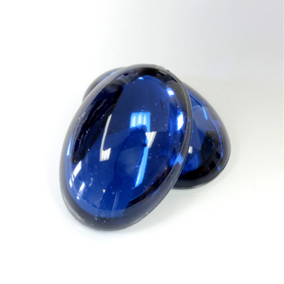 Plastic Flat Back Foiled Cabochon - Oval 25x18MM MONTANA