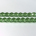 Czech Glass Fire Polish Bead - Round 06MM TURMALINE