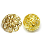 Brass Filigree Beads