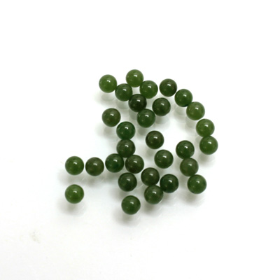 Gemstone No-Hole Ball - 03MM TAIWAN JADE