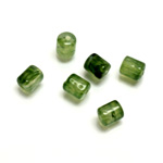 Plastic  Bead - Mixed Color Smooth Tube 07x6MM JADE AGATE