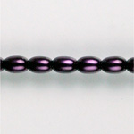 Czech Glass Pearl Bead - Oval 06x4MM AMETHYST 70979