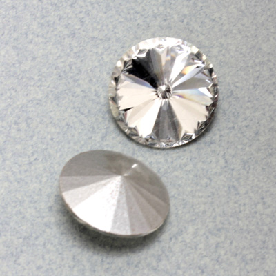 Cut Crystal Point Back Rivoli 18MM CRYSTAL