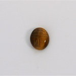 Gemstone Flat Back Carved Scarab 12x10MM TIGEREYE