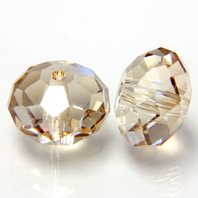 Preciosa Crystal Bead Bellatrix - Rondelle Spacer 12MM HONEY