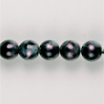 Czech Glass Pearl Bead - Round 04MM PATINA PURPLE 84483