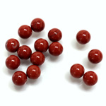 Gemstone No-Hole Ball - 07MM RED JASPER