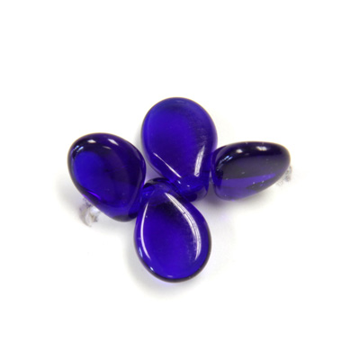 Preciosa Czech Pressed Glass Bead - Pip 5x7MM COBALT