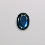 Glass Flat Back Rose Cut Faceted Foiled Stone - Oval 14x10MM MONTANA