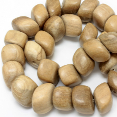 Wood Bead - Smooth Baroque Nugget 13x17MM TUGAS