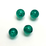 Plastic Flawed Bead - Round 10MM FLAWED EMERALD