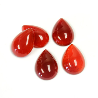 Gemstone Cabochon - Pear 14x10MM CORNELIAN