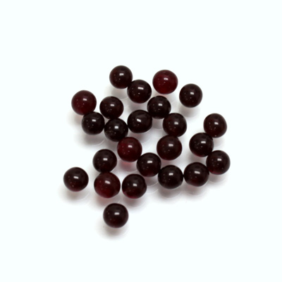 Glass No-Hole Ball - 04MM GARNET