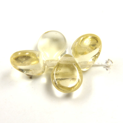 Preciosa Czech Pressed Glass Bead - Pip 5x7MM LT TOPAZ