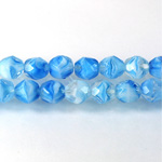 Czech Glass Fire Polish Bead - Round 08MM PORPHYR AQUA