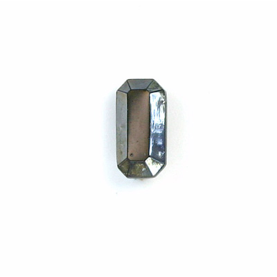 Glass Point Back Tin Table Cut (TTC) Stone - Cushion Octagon 10x5MM HEMATITE