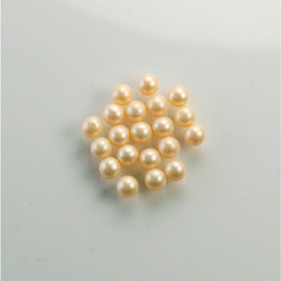 Czech Glass Pearl No-Hole Ball - 3MM CREME 70414