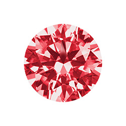 Preciosa Synthetic Corundum Round - Brilliant Cut 02.8MM RUBY