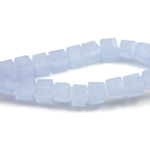 Chinese Cut Crystal Bead 30 Facet - Cube 02x2MM OPAL BLUE