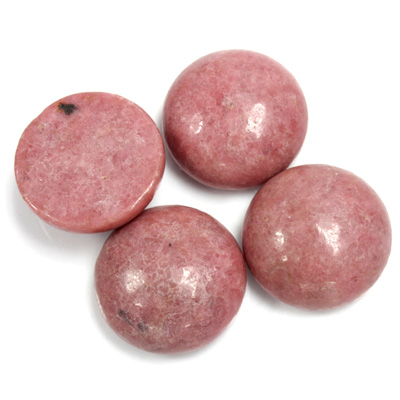 Gemstone Cabochon - Round 16MM RHODONITE