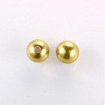 Czech Glass Pearl 1-Hole Ball - 12MM GOLD 70486