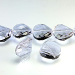 Chinese Cut Crystal Bead - Round Twist 18MM ALEXANDRITE