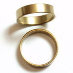 Brass Finger Ring Size 8 - 0.191 inch Round