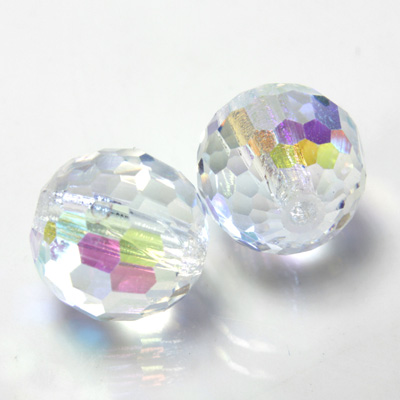 Preciosa Crystal Bead Rich Cut - Round 10MM CRYSTAL AB