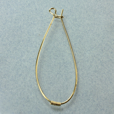 Kidney Wire with Spring RAW BRASS