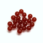 Glass No-Hole Ball - 05MM CORNELIAN