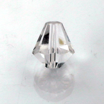 Chinese Cut Crystal Bead - Cone 10x9MM CRYSTAL