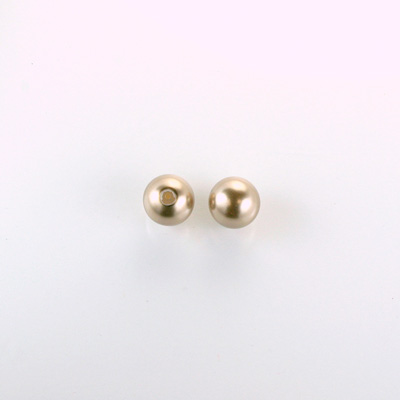 Czech Glass Pearl 1-Hole Ball - 04MM LT BROWN 70418