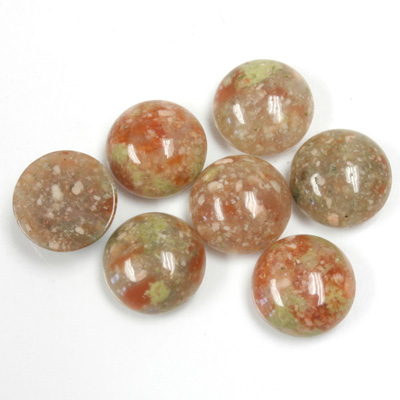 Gemstone Cabochon - Round 11MM CHINESE UNIKITE