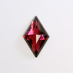 Glass Flat Back Foiled Rauten Rose - Diamond 26x16MM ROSE