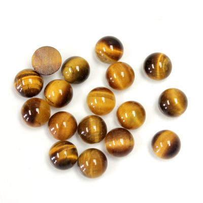 Gemstone Cabochon - Round 06MM TIGEREYE