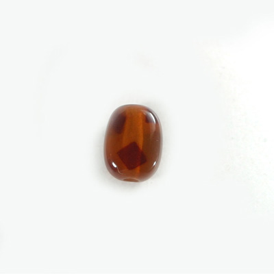 Plastic  Bead - Mixed Color Smooth Flat Keg 13x10MM TOKYO TORTOISE