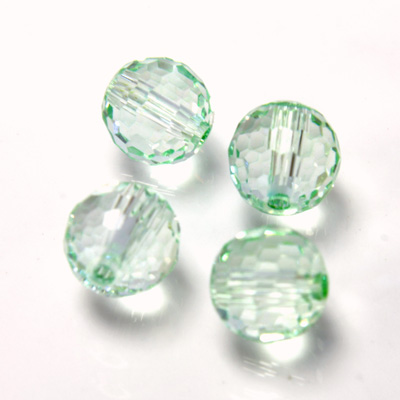 Preciosa Crystal Bead Rich Cut - Round 06MM LT GREEN