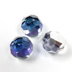 Preciosa Crystal Flat Back 3/4 Ball - Regular Cut 662 08MM BERMUDA BLUE