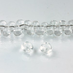 Preciosa Czech Glass Drop Seed Bead - 5/0 CRYSTAL 00030