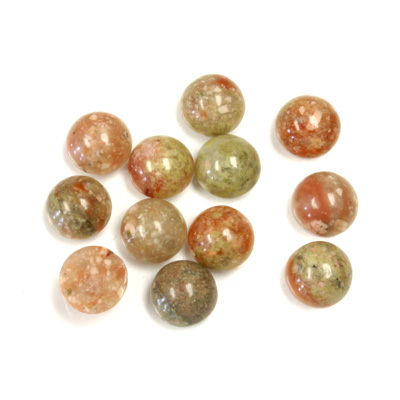 Gemstone Cabochon - Round 07MM CHINESE UNIKITE