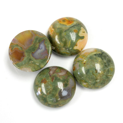 Gemstone Cabochon - Round 15MM RYOLITE