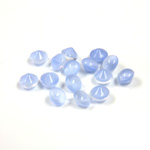 Glass Point Back Buff Top Stone Opaque Doublet - Round 20SS BLUE MOONSTONE