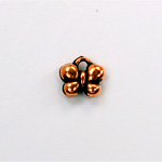 Metalized Plastic Pendant- Butterfly 10MM ANT COPPER