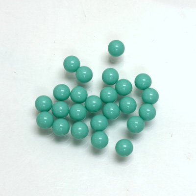 Glass No-Hole Ball - 04MM TURQUOISE