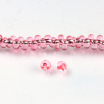 Preciosa Czech Glass Drop Seed Bead - 8/0 DYED ROSE SL 78191