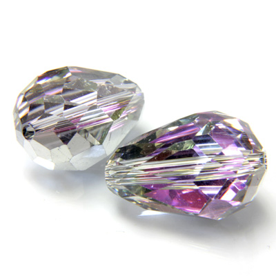 Preciosa Crystal Bead - Pear 15x10MM VITRAIL LIGHT