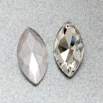 Cut Crystal Point Back Fancy Stone Foiled - Navette-Marquis 27x13MM CRYSTAL