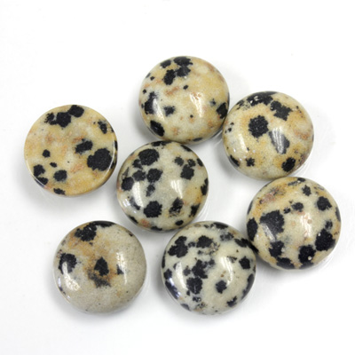 Gemstone Cabochon - Round 11MM DALMATION