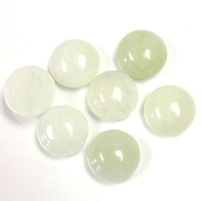 Gemstone Cabochon - Round 11MM JADE LT GREEN